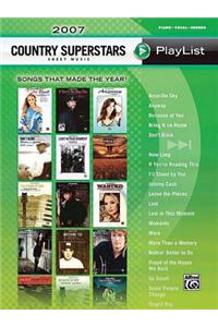 2007 COUNTRY SUPERSTARS PLAYLIST PVG