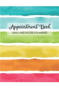 Appointment Book Daily and Hourly Planner