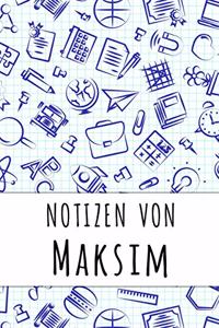 Notizen von Maksim