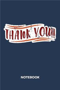 Thank You!!! NOTEBOOK
