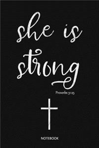 She is Strong Proverbs 31