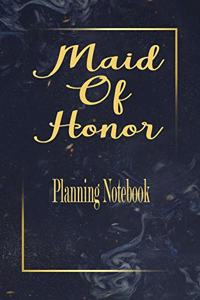 Maid Of Honor Planning Notebook