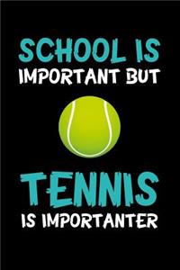 School Is Important But Tennis Is Importanter