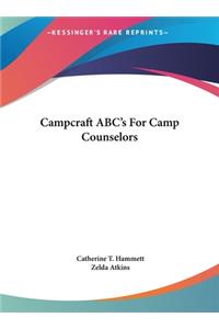 Campcraft ABC's For Camp Counselors