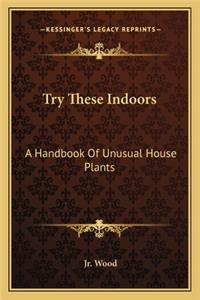 Try These Indoors
