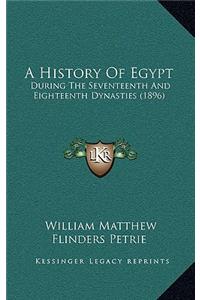 A History Of Egypt