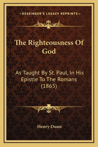 The Righteousness Of God