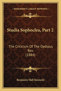 Studia Sophoclea, Part 2