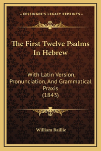 The First Twelve Psalms In Hebrew