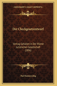 Der Checkgesetzentwurf