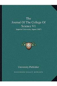 The Journal Of The College Of Science V1