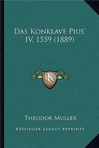 Das Konklave Pius' IV, 1559 (1889)