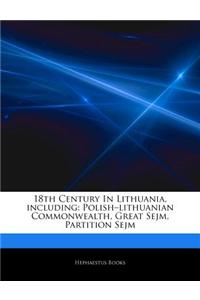 Articles on 18th Century in Lithuania, Including