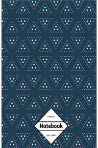 Gm&co: Notebook Journal Dot-Grid, Lined, Graph, 120 Pages 5.5x8.5 (Mystic Dots)