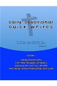 Daily Devotional Quick Writes
