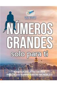Números grandes solo para ti Sudokus de letra grande (más de 200 rompecabezas increíbles)