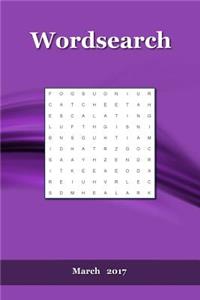 Wordsearch: March 2017