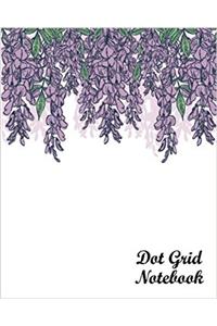 Dot Grid Notebook Flower Wallpaper No.2