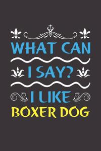 What Can I Say? I Like Boxer Dog