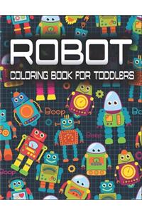 Robot Coloring Book for Toddlers