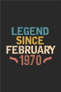 Legend Since February 1970