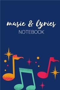 Music & Lyrics Notebook