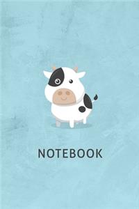 Cute Cow Animal Notebook Birthday Gift