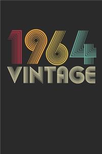 Vintage notebook paper 1964 Birthday 56th Gift