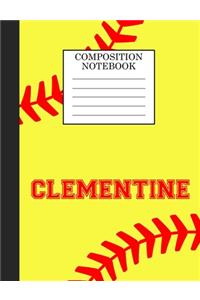 Clementine Composition Notebook