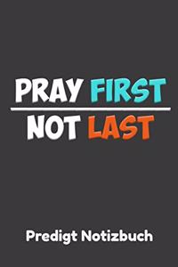 Predigt Notizbuch