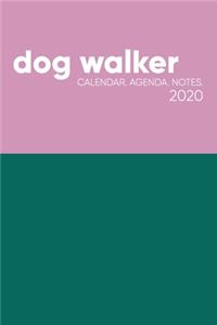 Dog Walker Calendar Agenda Notes