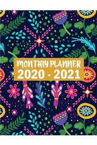 2020-2021 Monthly Planner