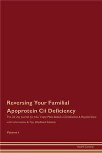 Reversing Your Familial Apoprotein Cii Deficiency