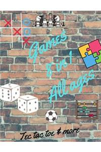 Tec tac toe & more Games 8 in 1 All ages