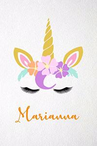Marianna A5 Lined Notebook 110 Pages