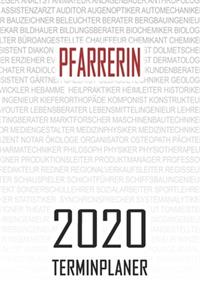 Pfarrerin - 2020 Terminplaner