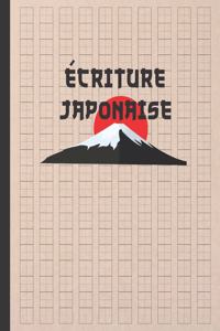 Écriture Japonaise: Cahier Pour La Pratique de la Caligraphie Des Caractères Kanji Et Des Silabares Hiragana Et Katakana - Genkouyoushi Ou Genkoyoshi - Étudiants de Cet