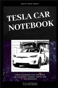 Tesla Car Notebook