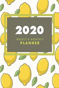 2020 Weekly & Monthly Planner