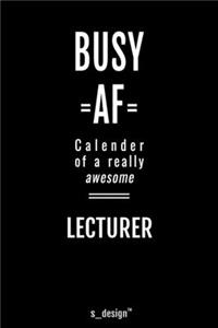 Calendar 2020 for Lecturers / Lecturer