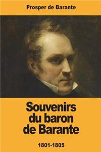Souvenirs du baron de Barante