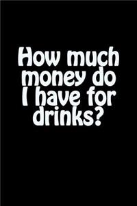 How Much Money Do I Have for Drinks?