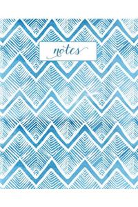 School Composition Book Blue Indigo Notes 130 Pages
