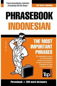 English-Indonesian Phrasebook and 250-Word Mini Dictionary