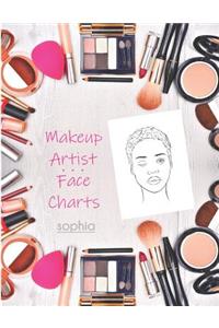 Makeup Artist Face Charts