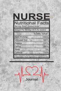 Nurse Nutritional Facts Journal