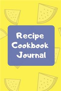 Recipe Cookbook Journal