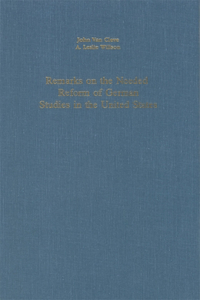 Remarks on the Needed Reform of German in the United States