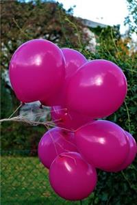 Bright Pink Balloons Journal