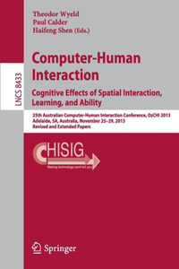 Computer-Human Interaction. Cognitive Effects of Spatial Interaction, Learning, and Ability